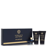Dylan Blue by Versace 0.17 Oz Eau De Parfum Body Lotion Gift Set for Women