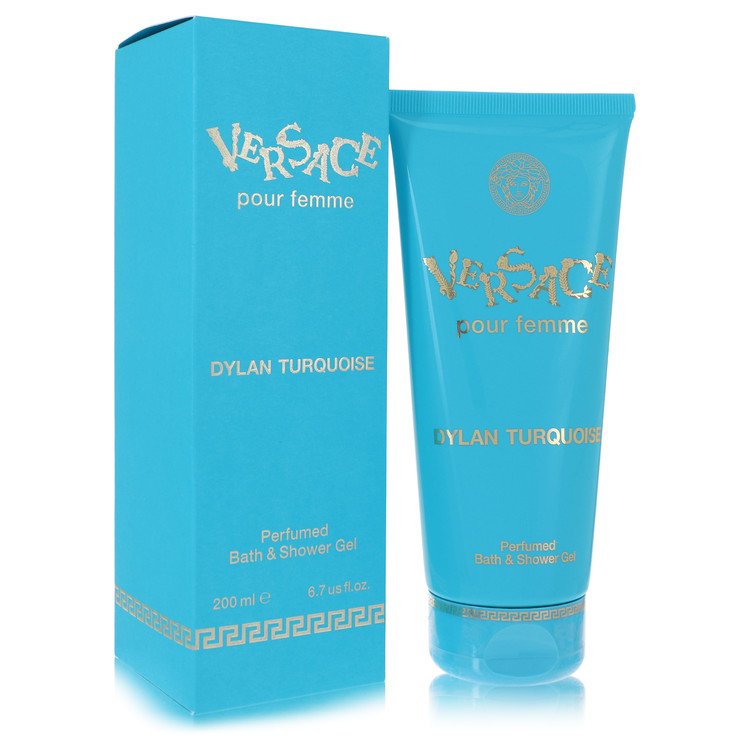 Versace Pour Femme Dylan Turquoise by Versace 6.7 Oz Shower Gel for Women