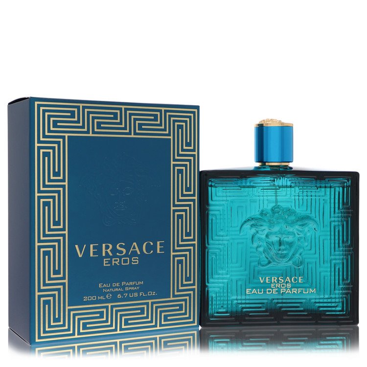 Versace Eros By Versace Cologne 6.7 Oz Eau De Parfum Spray For Men - Box