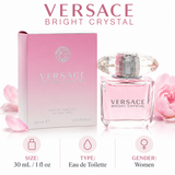 Versace Bright Crystal by Versace 1 Oz Eau De Toilette Spray for Women
