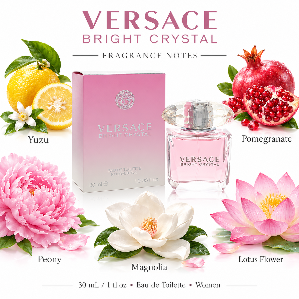 VERSACE BRIGHT CRYSTAL 30 mL / 1 fl oz Eau de Toilette Women — main image