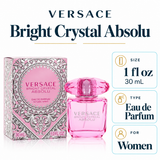 Versace Bright Crystal Absolu by Versace 1 Oz Eau De Parfum Spray for Women