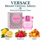 Versace Bright Crystal Absolu by Versace 1 Oz Eau De Parfum Spray for Women