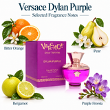 Versace Dylan Purple by Versace 3.4 Oz Eau De Parfum Spray for Women
