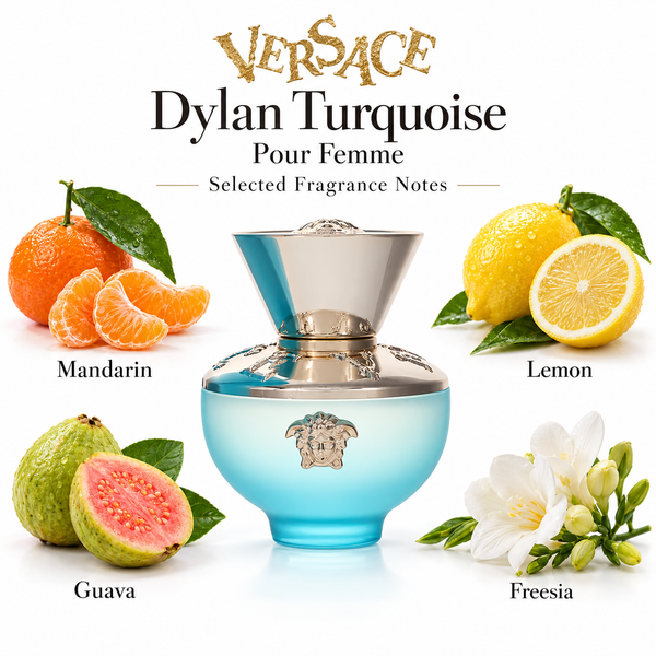 Versace Pour Femme Dylan Turquoise by Versace 1.7 Oz Eau De Toilette Spray for Women