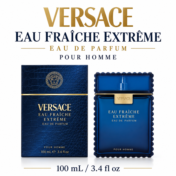 Eau Fraiche Extreme by Versace 3.4 Oz Eau De Parfum Spray for Men
