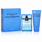 Versace Eau Fraiche by Versace Travel Set (3.4 Eau De Toilette Spray & 3.4 Oz S/gel) M for Men