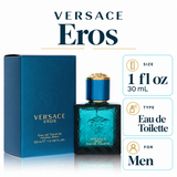 Versace Eros by Versace 1 Oz Eau De Toilette Spray for Men