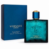 Versace Eros by Versace 3.4 Oz Eau De Toilette Spray In Box for Men