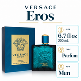 Versace Eros by Versace 6.7 Oz Parfum Spray In Box for Men