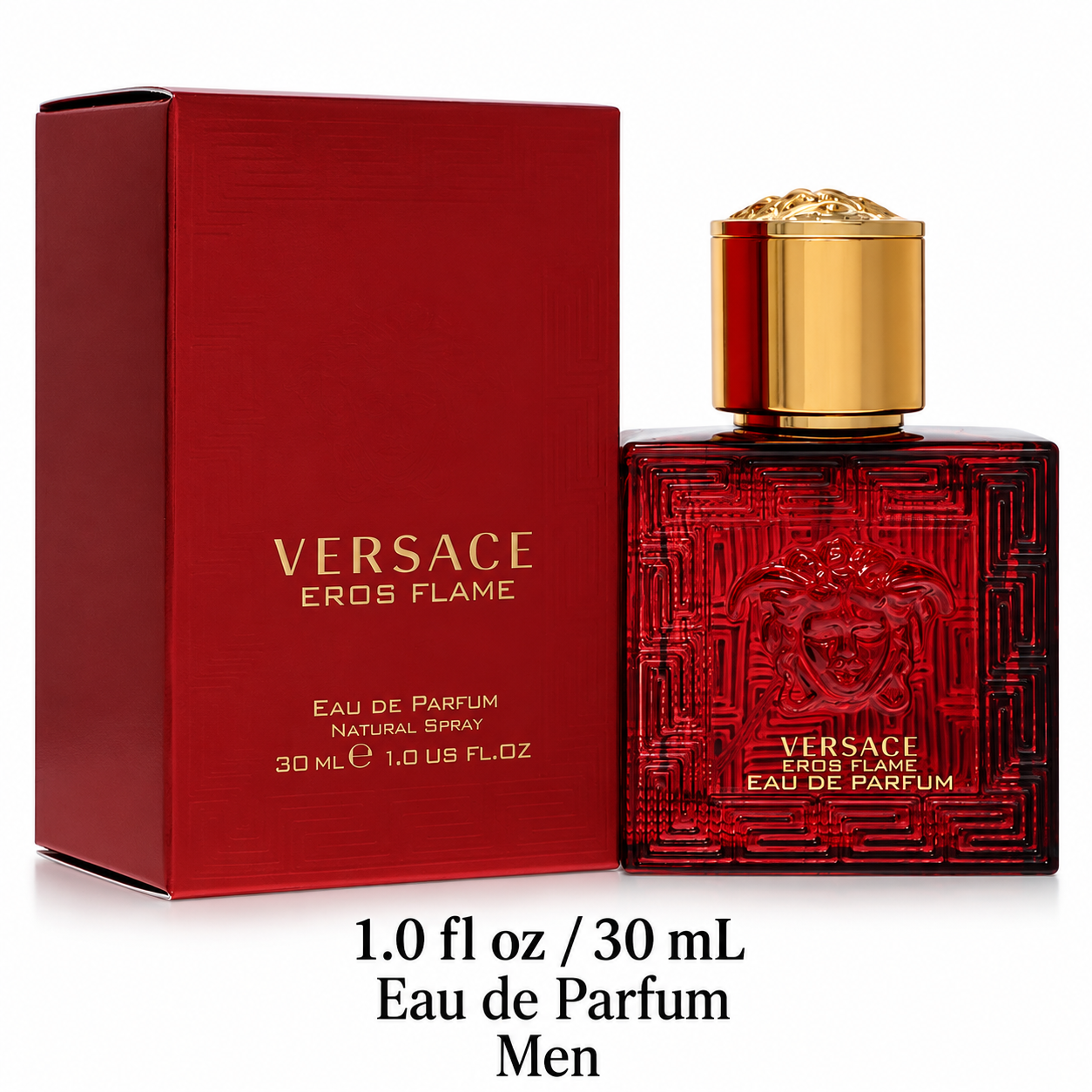 Versace Eros Flame by Versace 1 Oz Eau De Parfum Spray In Box for Men