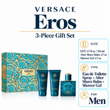 Versace Eros by Versace 1.7 Oz Eau De Toilette After Shave Gift Set for Men