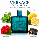 Versace Eros by Versace 3.4 Oz Parfum Spray for Men