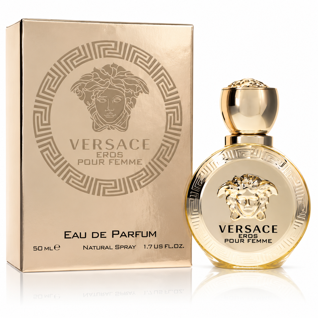Eros Pour Femme by Versace 1.7 Oz Eau De Parfum Spray for Women