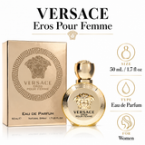 Eros Pour Femme by Versace 1.7 Oz Eau De Parfum Spray for Women