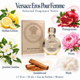 Eros Pour Femme by Versace 1.7 Oz Eau De Parfum Spray for Women