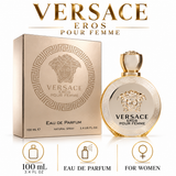 Versace Eros Pour Femme by Versace 3.4 Oz Eau De Parfum Spray for Women