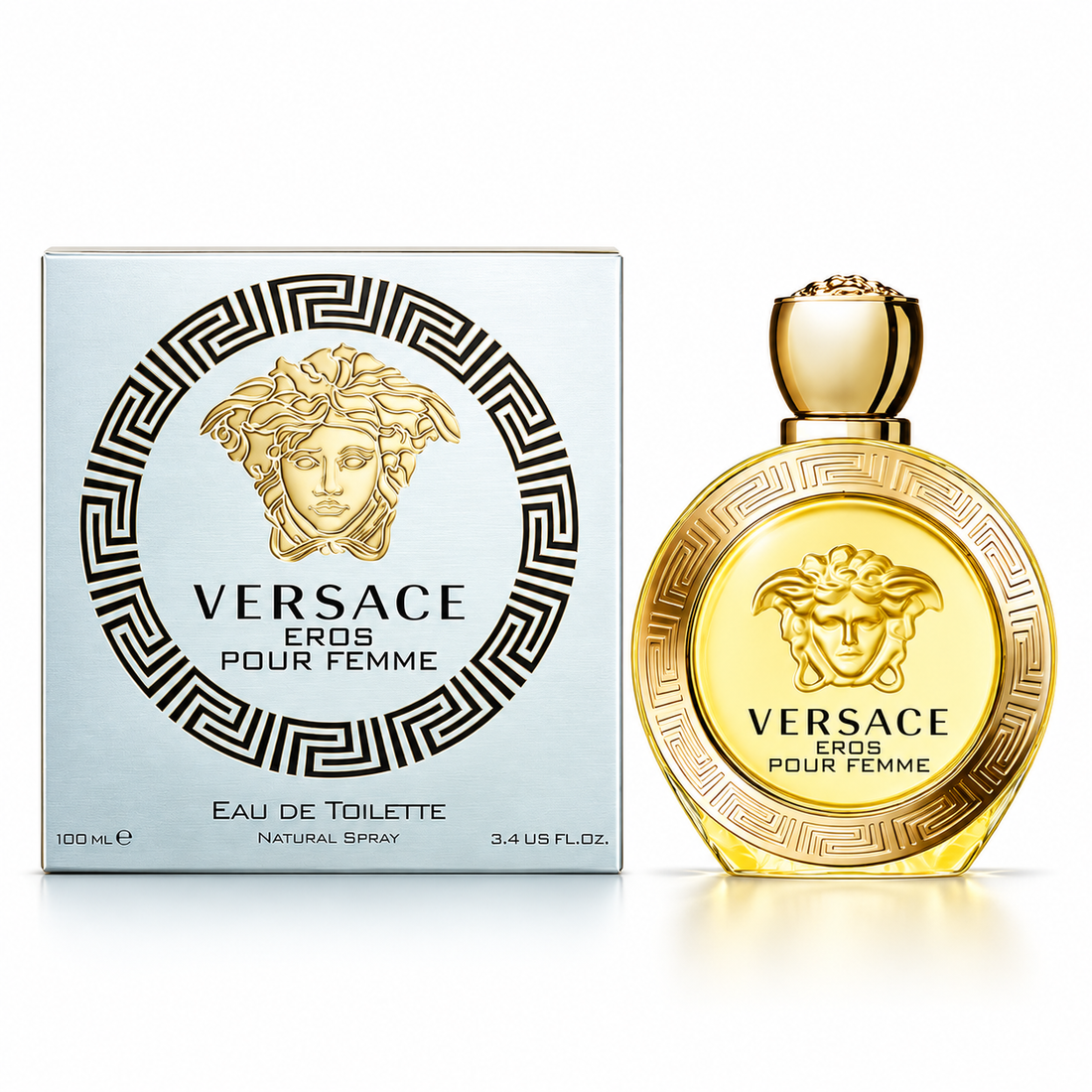 Eros Pour Femme by Versace 3.4 Oz Eau De Toilette Spray for Women