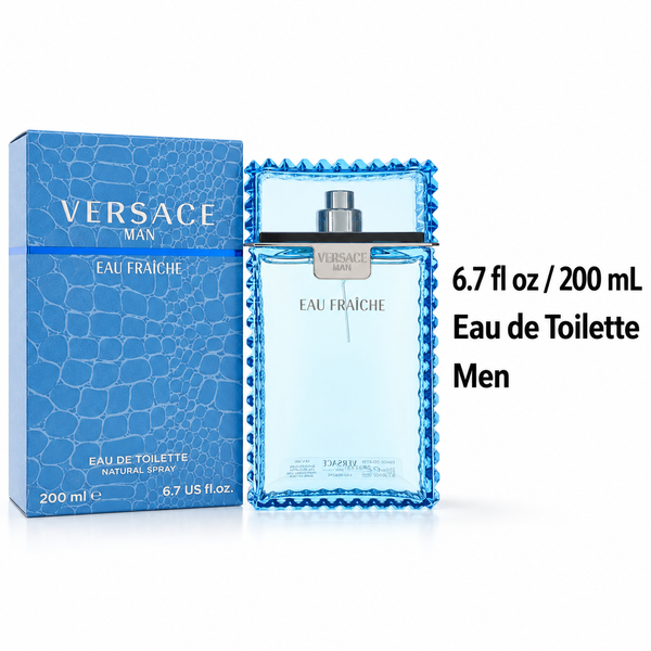 Versace Eau Fraiche by Versace 6.7 Oz Eau De Toilette Spray for Men