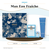 Versace Eau Fraiche by Versace Gift Set 3 Pcs for Men