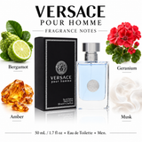 Versace Pour Homme by Versace 1.7 Oz Eau De Toilette Spray for Men