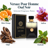 Versace Pour Homme Oud Noir by Versace 3.4 Oz Eau De Parfum Spray for Men