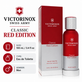 Swiss Army Classic Red Edition by Victorinox 3.4 Oz Eau De Toilette Spray for Men