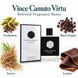 Vince Camuto Virtu by Vince Camuto 3.4 Oz Eau De Toilette Spray for Men