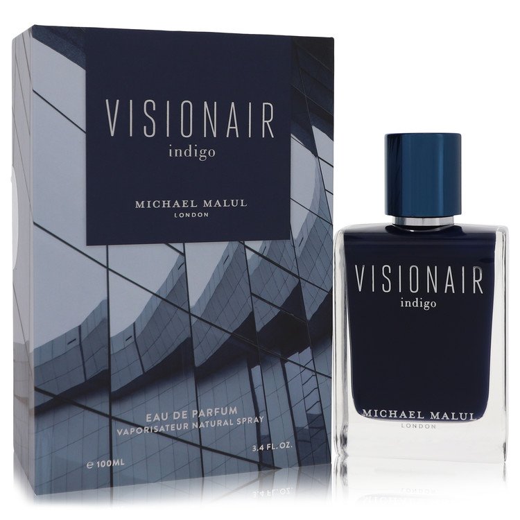 Visionair Indigo by Michael Malul 3.4 Oz Eau De Parfum Spray for Men