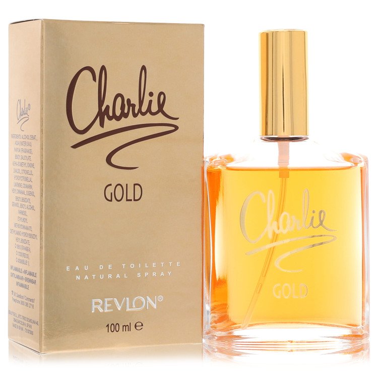 Charlie Gold by Revlon 3.3 Oz Eau De Toilette Spray for Women