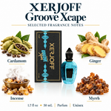 Xerjoff Blends Groove Xcape by Xerjoff 1.7 Oz Parfum Spray In Box for Men
