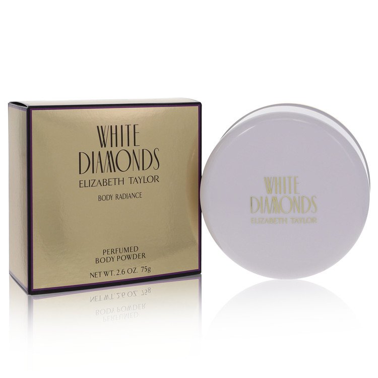 White Diamonds By Elizabeth Taylor Perfume 2.6 Oz Body Powder For Women - Box