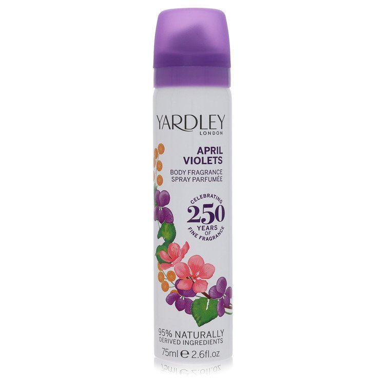 April Violets by Yardley London 2.6 Oz Body Spray for Women