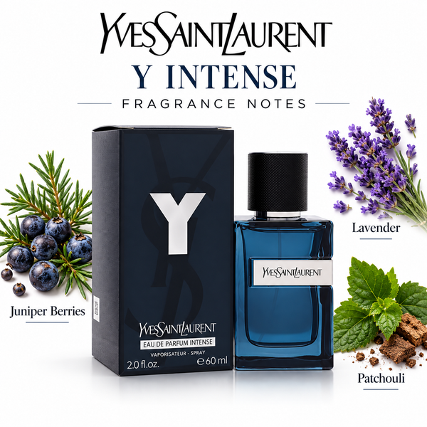 Y Intense by Yves Saint Laurent 2 Oz Eau De Parfum Spray In Box for Men