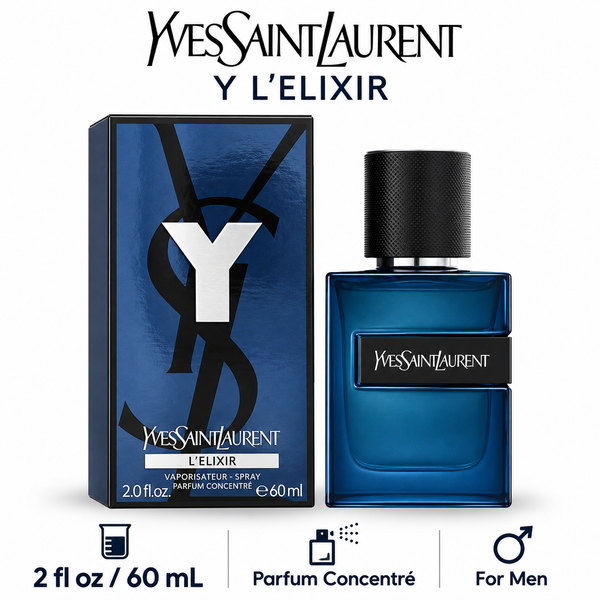 Y Elixir Parfum by Yves Saint Laurent 2 Oz Parfum Spray In Box for Men
