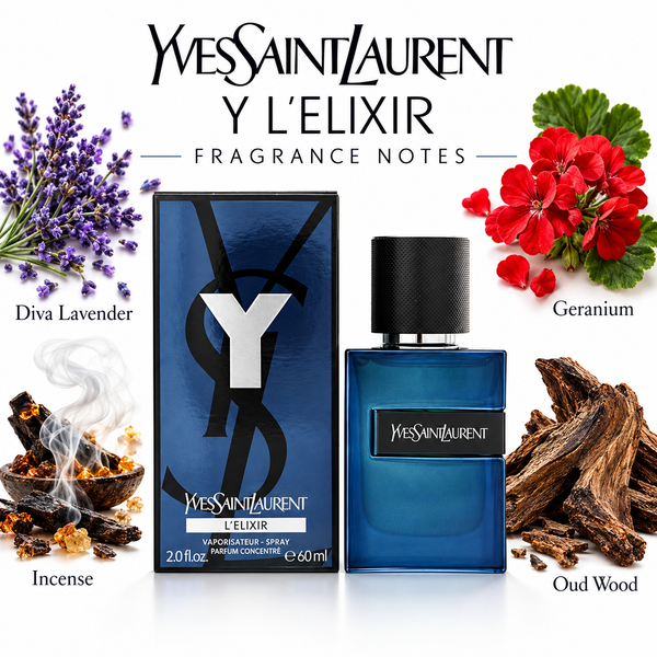 Y Elixir Parfum by Yves Saint Laurent 2 Oz Parfum Spray In Box for Men