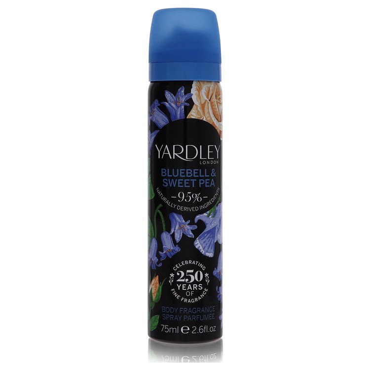 Yardley Bluebell & Sweet Pea by Yardley London 2.6 Oz Body Fragrance Spray for Women