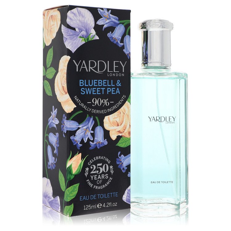 Yardley Bluebell & Sweet Pea by Yardley London 4.2 Oz Eau De Toilette Spray for Women