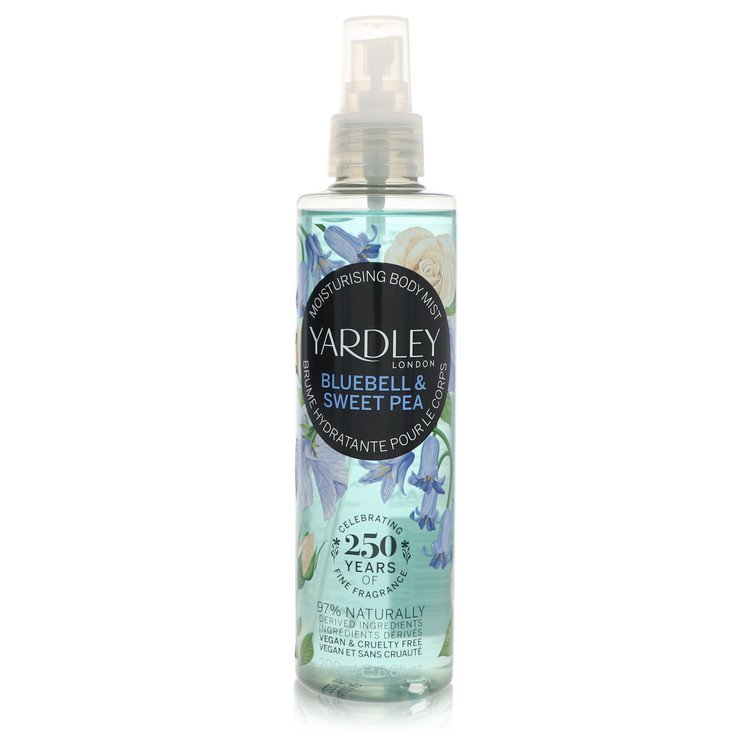 Yardley Bluebell & Sweet Pea by Yardley London 6.8 Oz Moisturizing Body Mist for Women