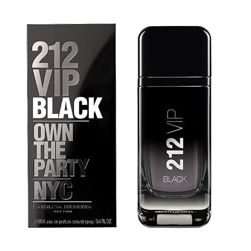 212 Vip Black by Carolina Herrera 6.7 Oz Eau De Parfum Spray for Men