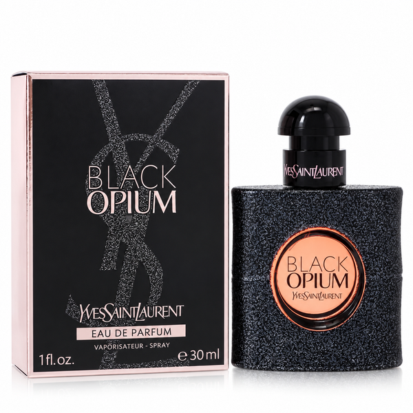 Black Opium by Yves Saint Laurent 1 Oz Eau De Parfum Spray In Box for Women