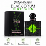 Black Opium by Yves Saint Laurent 1 Oz Eaau De Parfum Illicit Spray for Women