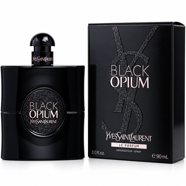 Opium Black Le Parfum by Yves Saint Laurent 3 Oz Eau De Parfum Spray In Box for Women