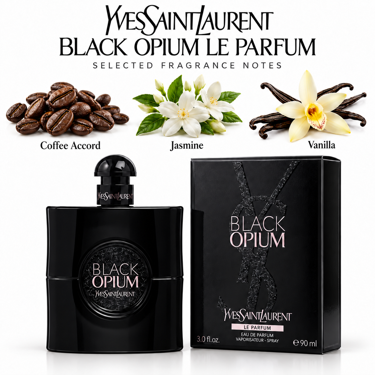 Yves Saint Laurent Black Opium Le Parfum — 3.0 fl oz / 90 mL — main
