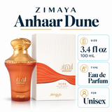 Anhaar Dune Zimaya by Afnan 3.4 Oz Eau De Parfum Spray for Women