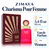 Charisma Pour Femme by Afnan 3.4 Oz Eau De Parfum Spray for Women