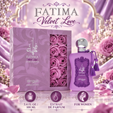 Fatima Velvet Love by Zimaya 3.4 Oz Extrait De Parfum Spray In Box for Women