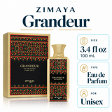 Zimaya Grandeur by Afnan 3.4 Oz Eau De Parfum Spray for Men