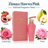 Zimaya Hawwa Pink by Afnan 3.4 Oz Eau De Parfum Spray for Women