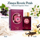 Reverie Petals by Zimaya 3.4 Oz Eau De Parfum Spray for Women